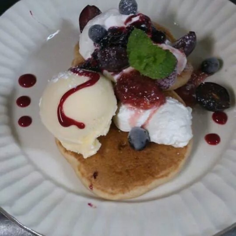 ベリーベリーパンケーキ(かぼ茶庵 )