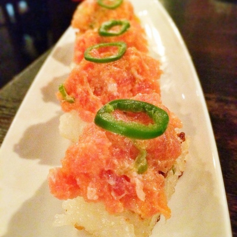 Crispy Rice w/ Spicy Tuna(Izakaya by Katuya)