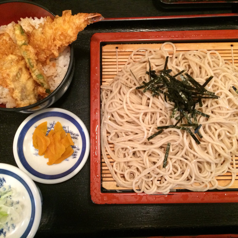 せいろと小天丼セット(たまち屋)