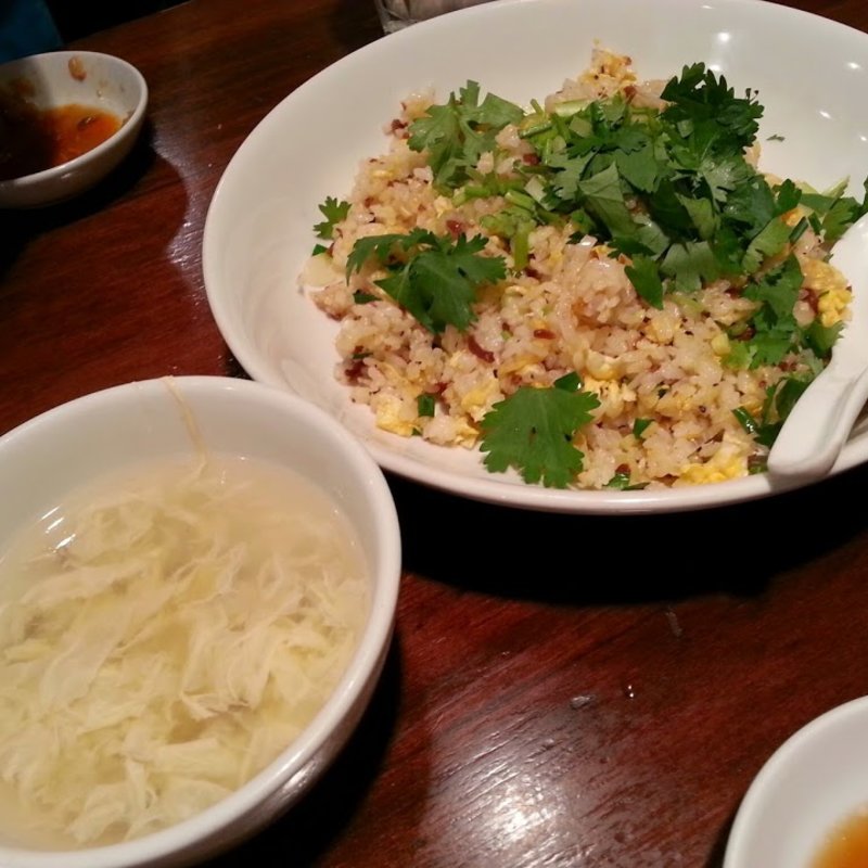 豚ネギチャーハン(豆金餃子 三宿店)