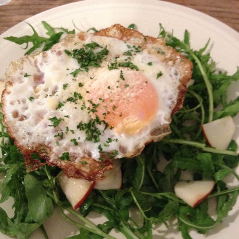 クロックマダムとルーコラのサラダ(ベイクショップ （BAKE SHOP）)