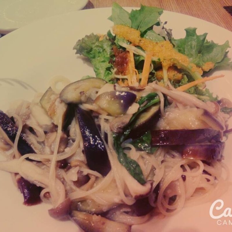 きのこのパスタ(たまな食堂)