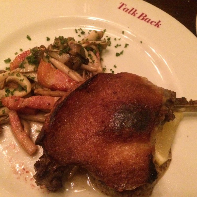 鴨モモ肉のコンフィ(トーク バック ビコック （TALK BACK Bicoque）)