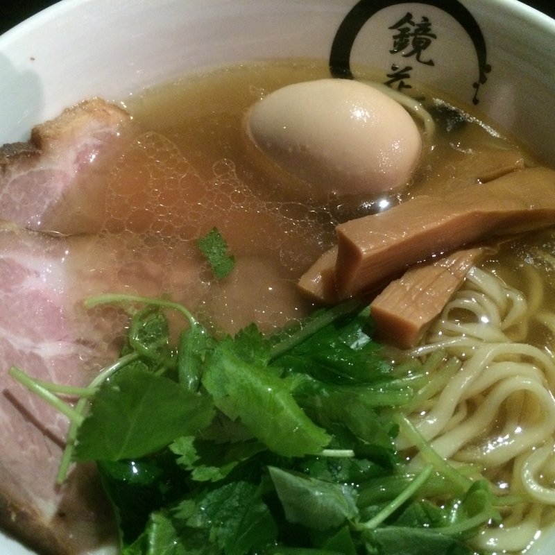 極塩ラーメン(らーめん愉悦処 鏡花 立川本店)