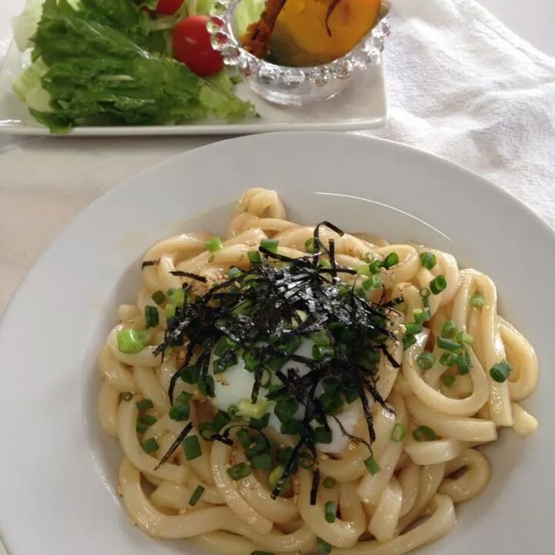 ネギごま旨だれうどん(きりんカフェ)