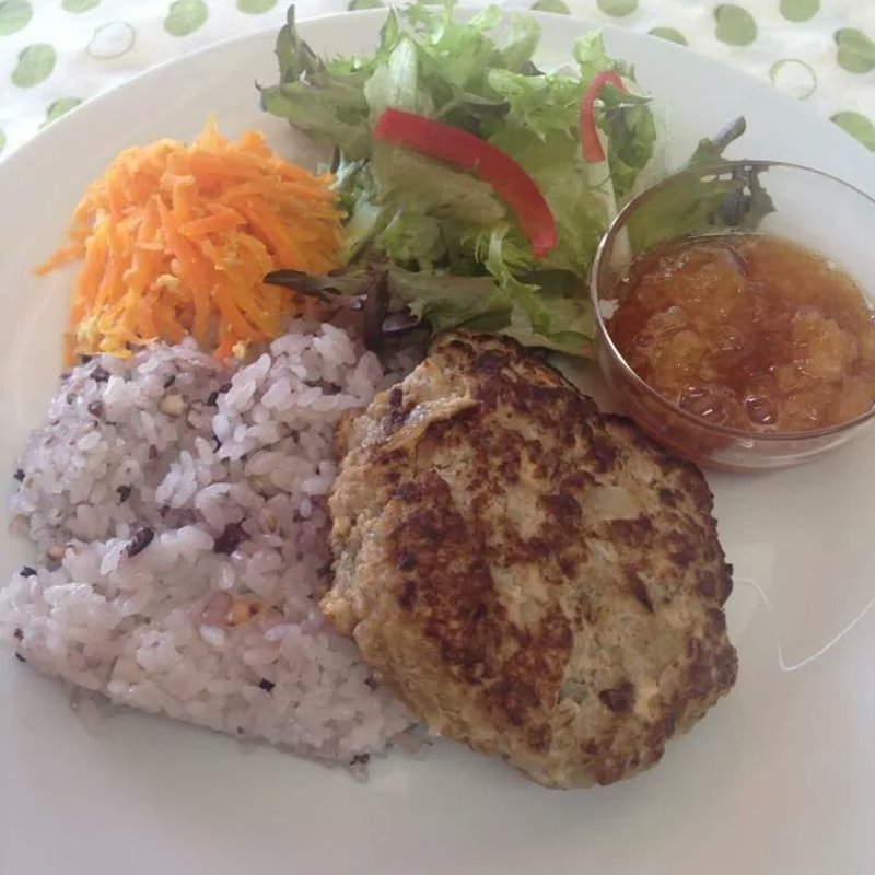 豆腐ハンバーグランチ(きりんカフェ)