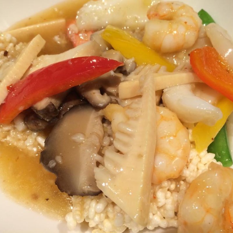 海の幸と野菜のあんかけご飯(銀座アスター ベルシーヌ横浜)