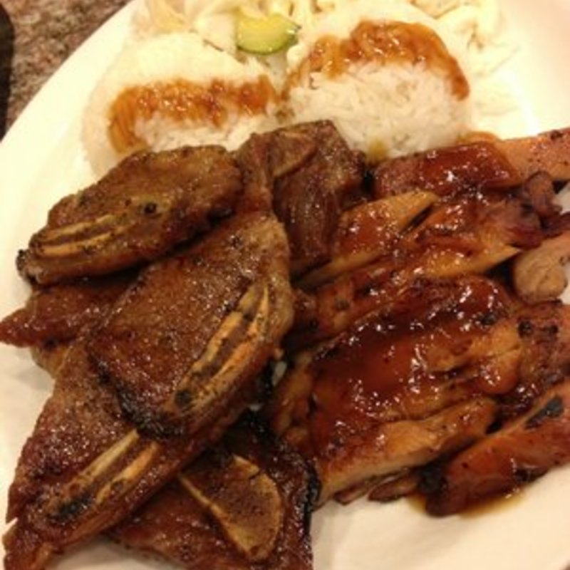 Kalbi & BBQ chicken(IchiBen)