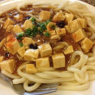 Mapo tofu with udon(IchiBen)