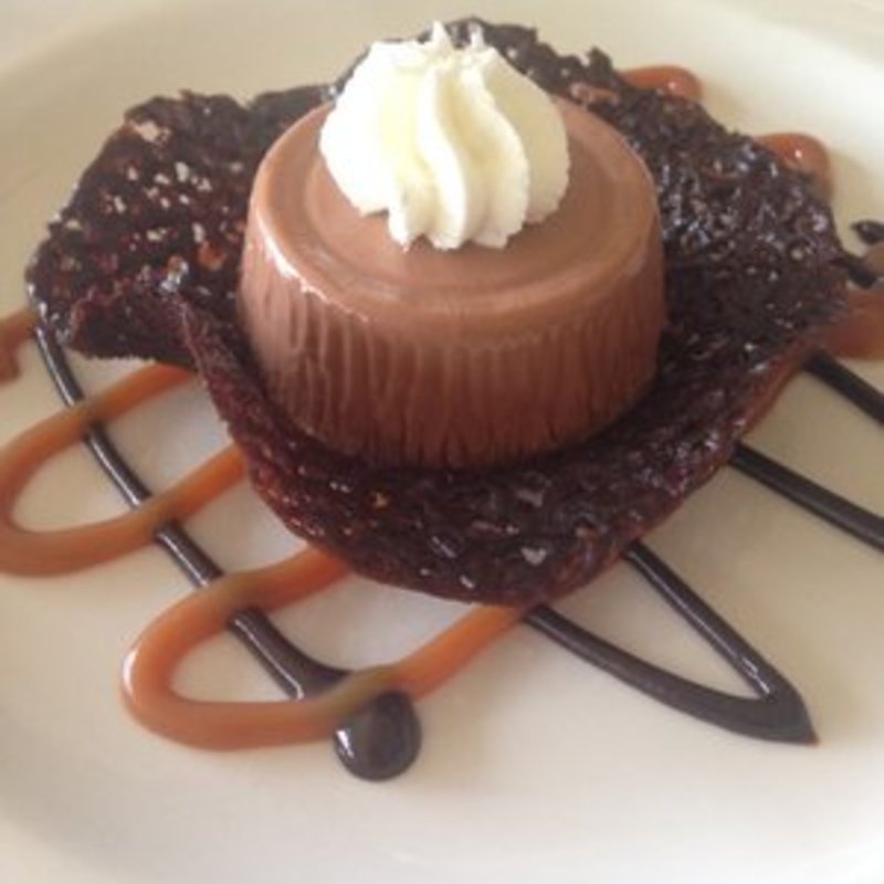 Chocolate panna cotta(The Pearl)