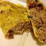 Fried rice omelette