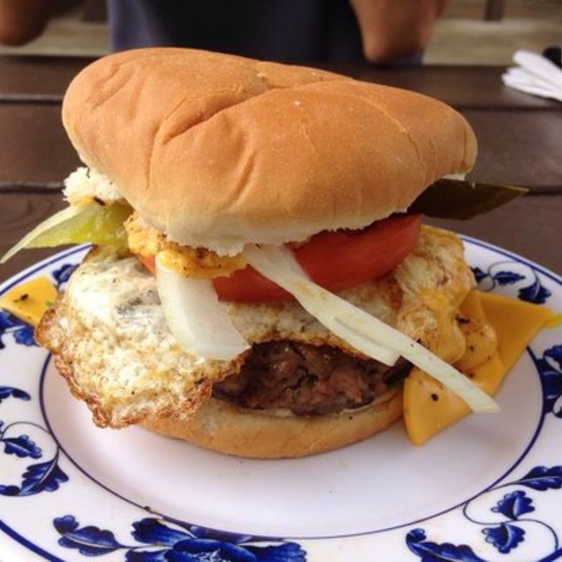 Egg Cheeseburger Delux (Forty Niner Restaurant)