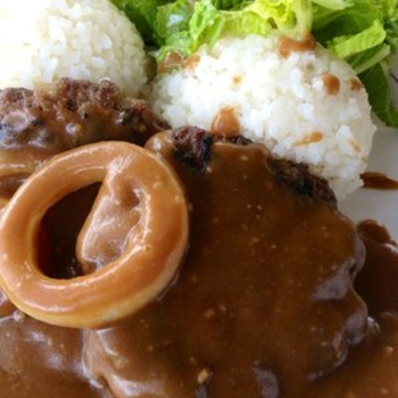 Hamburger steak(Forty Niner Restaurant)