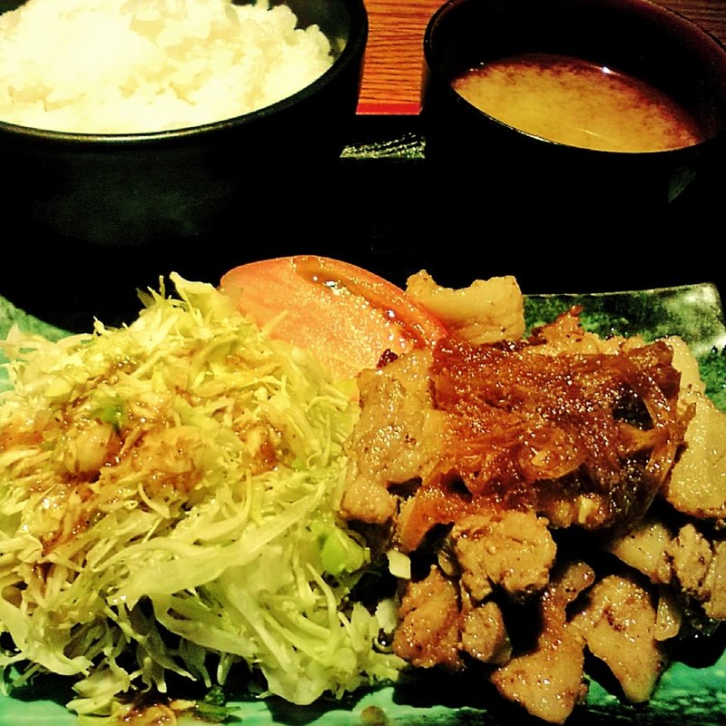 豚の生姜焼き定食(森のしずく)