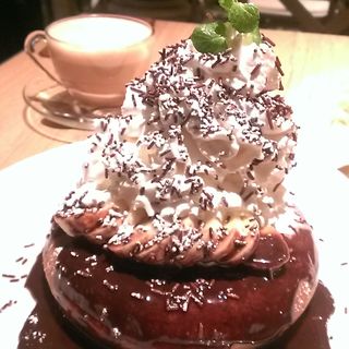 チョコレート＆バナナパンケーキ(モクオラ　ディキシーダイナー 笹塚店 （MOKUOLA Dexee Diner）)