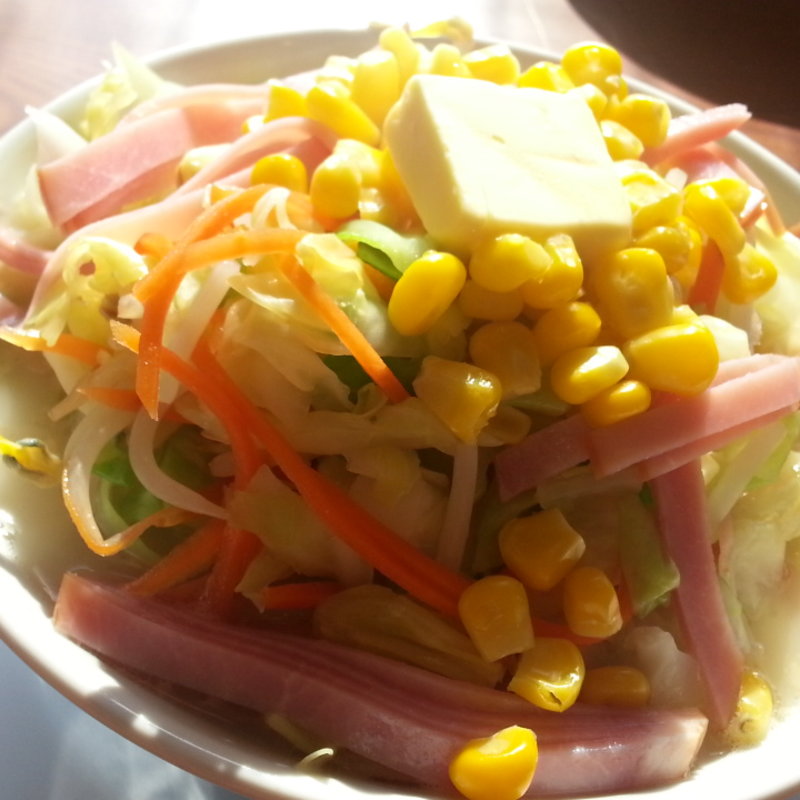 旨塩野菜バターラーメン(福一長尾店)