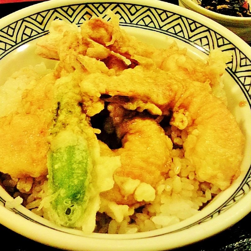 小海老天丼(いけす道場魚家 深川一号店 （イケスドウジョウサカナヤ）)