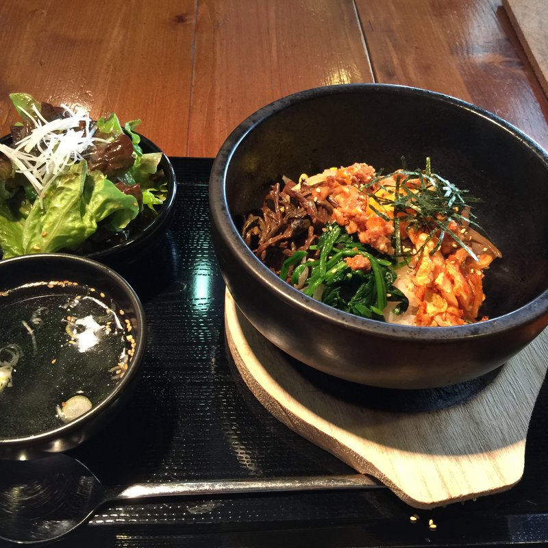 石焼ビビンバランチ(綱島ホルモン)