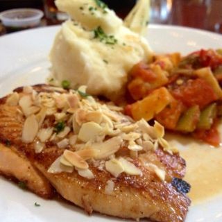 Almond crusted Salmon(Paradise Restraunt)