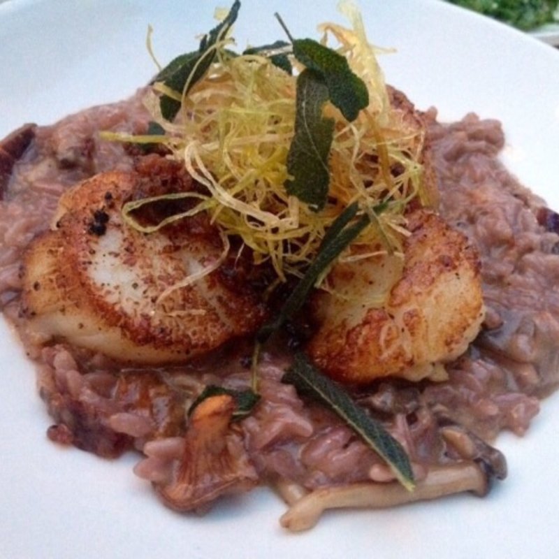 Scallops and risotto(Abigaile)