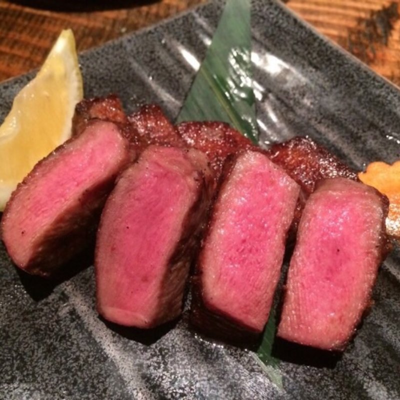 Grilled Beef Tongue Steak(Izakaya Hachi)