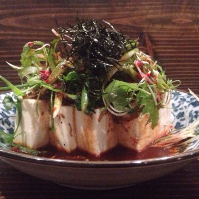 Crispy spicy Jaco Tofu Salad(Izakaya Hachi)