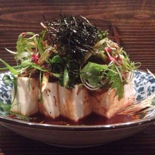 Crispy spicy Jaco Tofu Salad(Izakaya Hachi)
