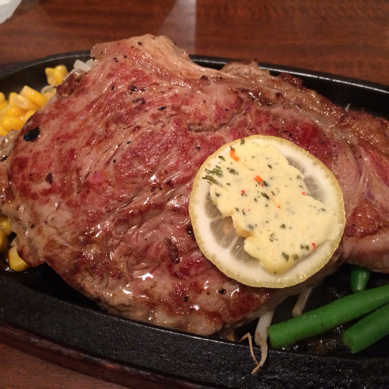 サーロインステーキセット付(ステーキのくいしんぼ 飯田橋店)