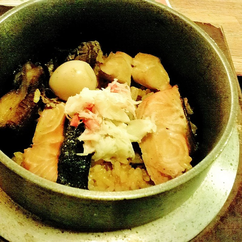 日替わり五目釜飯定食(おごじょ家 東陽町店)