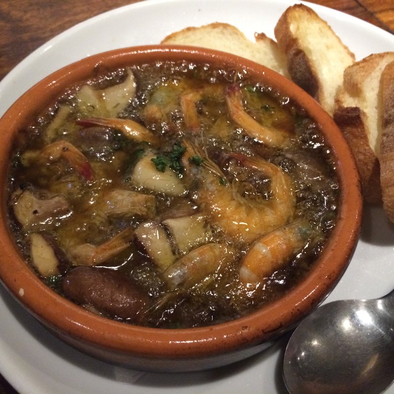 芝エビのアヒージョ(RAKU （ラク　楽）)