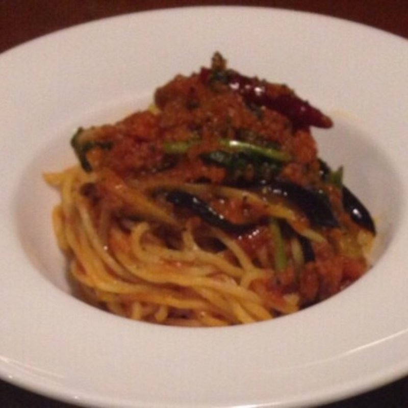 ナスのトマトソース(とまと座)