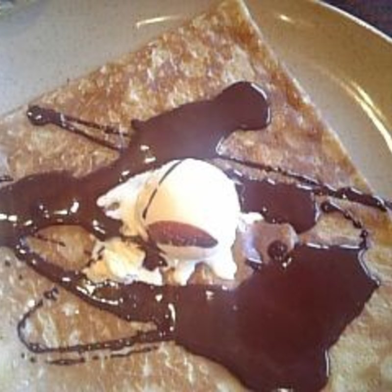 チョコレートバナナ(横浜赤レンガ倉庫　ブレッツカフェエクスプレス)