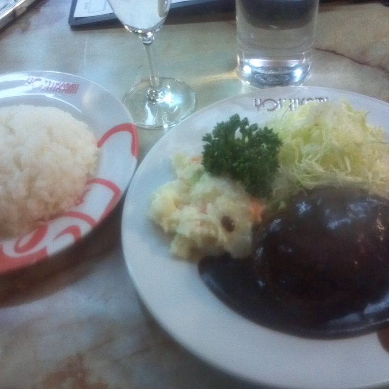 ハンバーグステーキ(ヨシカミ 浅草店)