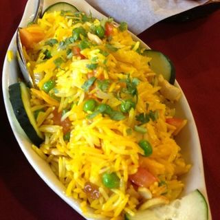 saffron rice(Bombay Tandoori )