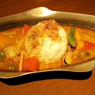 イエローカレー(アジアン麺茶　大阪マルビル店)
