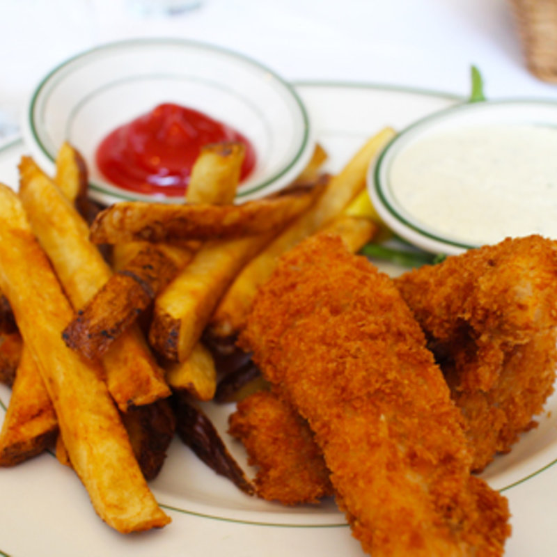 FRESH MAHIMAHI"FISH 'N CHIPS"(Wolfgang's Steakhouse)