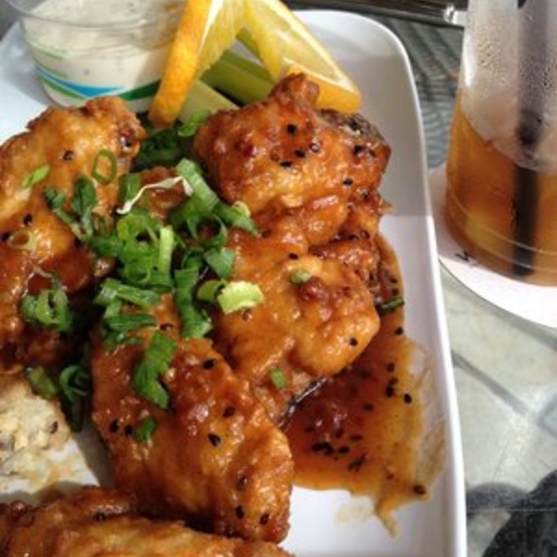 Korean  wings(beach house at the moana)