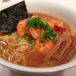 Spicy shrimp ramen bowl(Tsurumen Ramen)