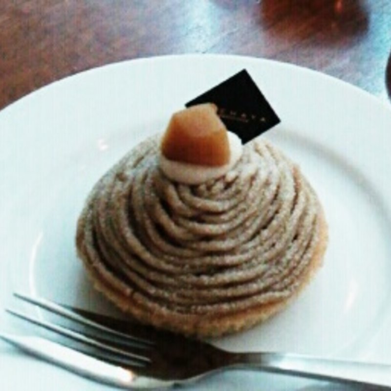 和栗のモンブラン(チャヤマクロビ ザ ロイヤルパークホテル アイコニック 東京汐留店)