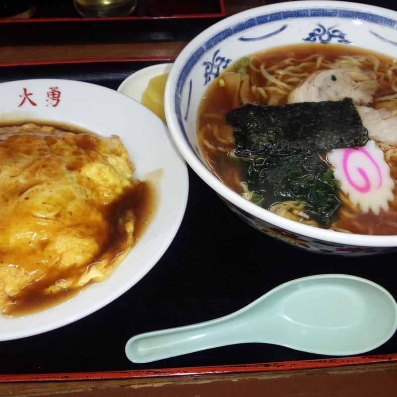 天津飯セット(大勇 （ダイユウ）)