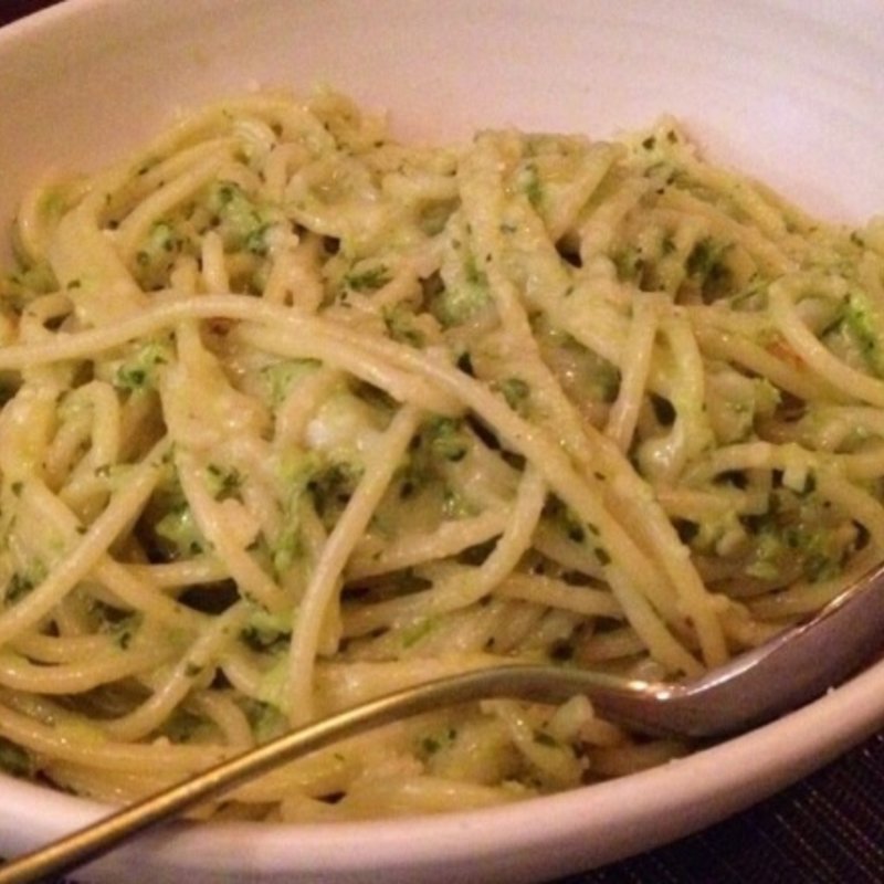 Jalapeño pesto Spaghetti w Shrimp(Zazou)