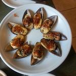 baked mussels
