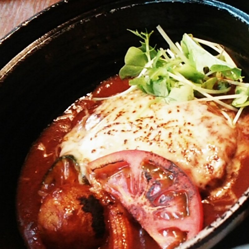 和風デミグラスチーズハンバーグ(神楽坂 茶寮 東京ドームシティ店)