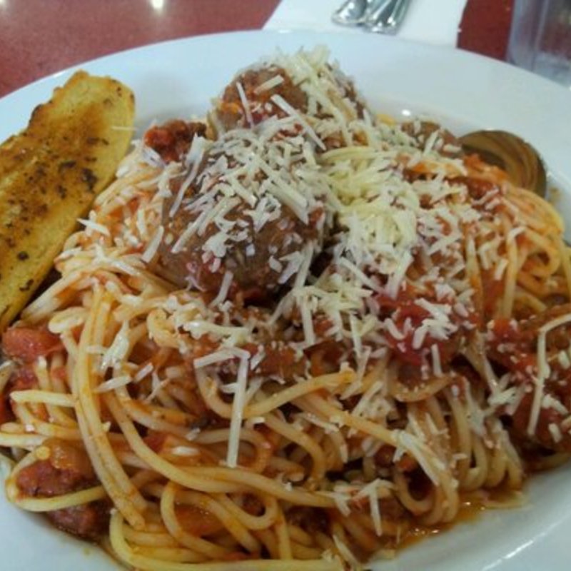 Spagetti & meatballs(CJ's New York Style Deli)