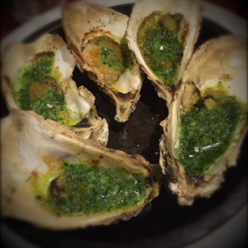 牡蠣のオイル焼き(イタリアンレストラン ボンジョリーナ 三鷹台)