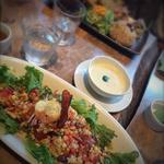 野菜と玄米のライスサラダ