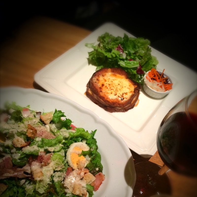 フレンチトーストサンド クロックムッシュ風(Yacco'sフレンチトースト)