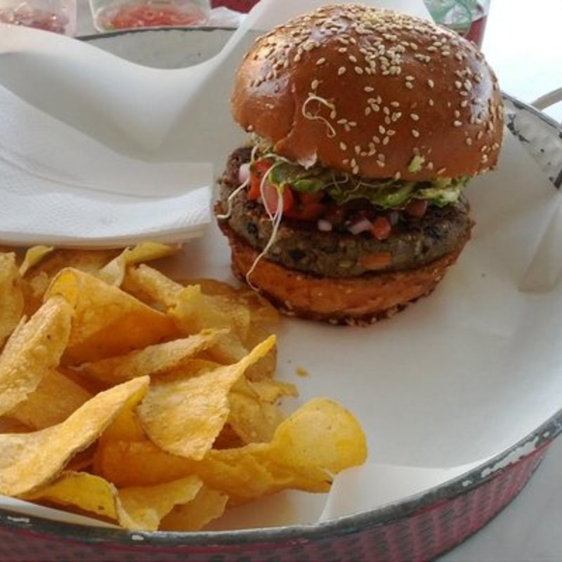 Veggie burger(Soda Pop's)