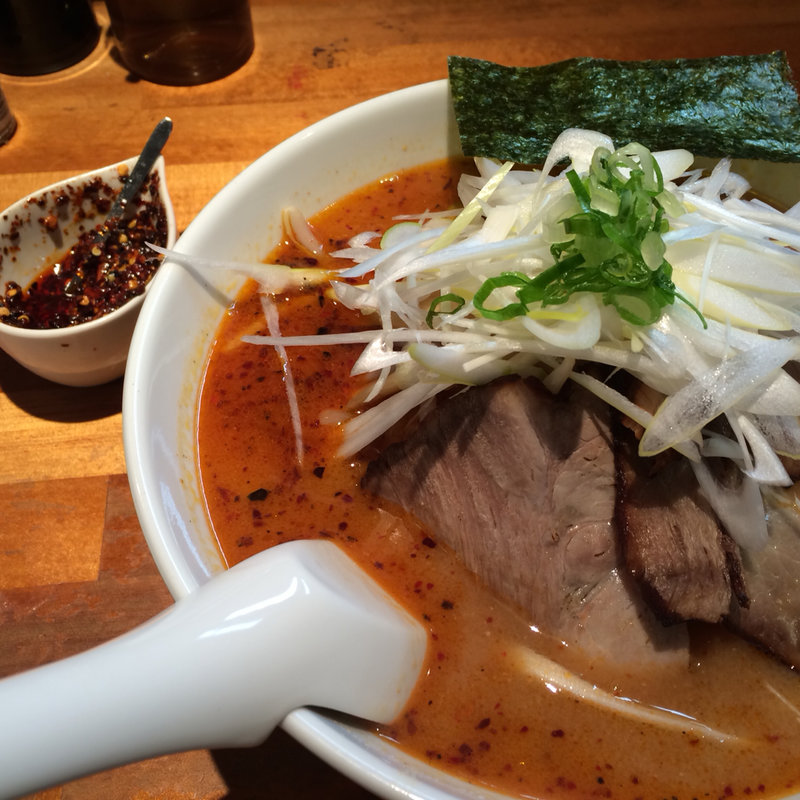 辛口味噌らーめん(自家製麺火の鳥73)