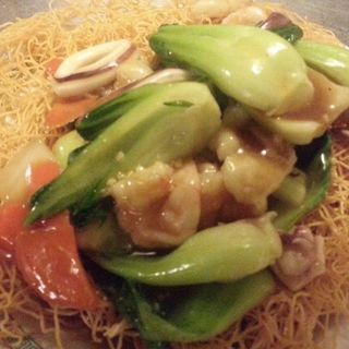 Pan Fried Crisoy Noodle(A-1 Chinese BBQ)